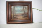 Landschap schilderijtje, Huis en Inrichting, Verzenden, Minder dan 50 cm, Schilderij, Minder dan 50 cm