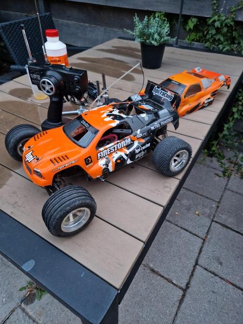 Hpi firestorm, Hobby en Vrije tijd, Modelbouw | Radiografisch | Auto's, Gebruikt, Auto offroad, Nitro, Ophalen of Verzenden