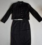Claudia Sträter Copines jasje met rok. zwart, maat 40, Maat 38/40 (M), Kostuum of Pak, Zwart, Ophalen of Verzenden