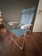 Dukdalf campingstoelen met voetenbank, lichtgewicht, Ophalen, Gebruikt, Aluminium, Inklapbaar