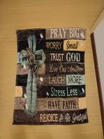Christelijke Fleece Deken - Pray Big, Ophalen of Verzenden