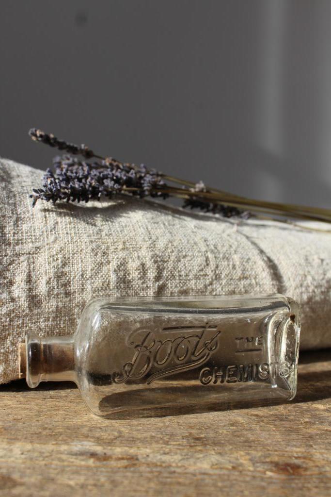 Oud brocante flesje Boots The Chemists *Pronck & Praal*, Antiek en Kunst, Curiosa en Brocante, Ophalen of Verzenden