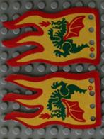 Lego Castle Dragon Masters Vlag Dubbel Stof x376px1a, Ophalen of Verzenden, Lego, Zo goed als nieuw, Losse stenen