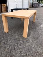 Tafel / buro,  MDF, afmeting 220- x 100 H 77 cm onbehandeld, 200 cm of meer, Zo goed als nieuw, Rechthoekig, 50 tot 100 cm