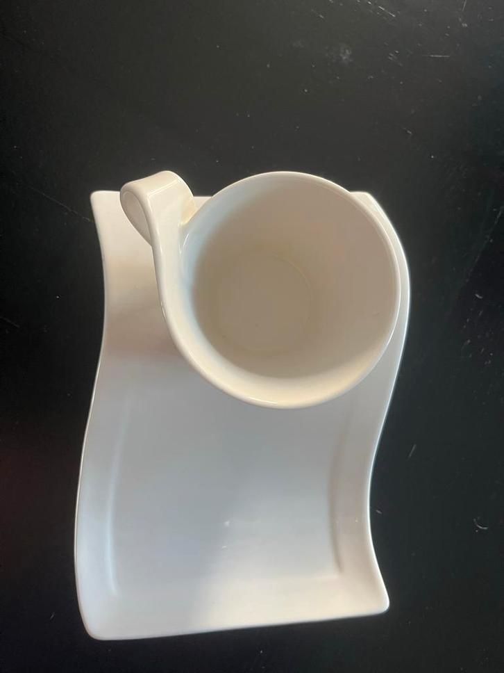Villeroy & Boch New Wave Kop en Schotel - Nieuw, Huis en Inrichting, Keuken | Servies, Nieuw, Kop(pen) en/of Schotel(s), Effen