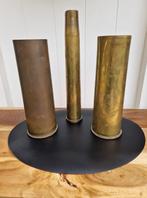 3x oude artillerie hulzen, Ophalen of Verzenden, Landmacht, Nederland, Hulzen of Bodemvondsten