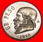 Ⰶ EAGLE (1970-1983): MEXICO 1 PESO 1970 MORELOS (1765-1815)!, Postzegels en Munten, Verzenden, Noord-Amerika, Losse munt