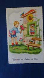 Groeten uit Schin op Geul Limburg 1958, Ophalen of Verzenden, 1940 tot 1960, Gelopen, Limburg