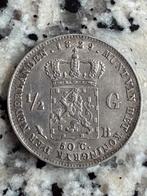 1/2 Gulden Willem I. Brussel 1829., Postzegels en Munten, Munten | Nederland, ½ gulden, Zilver, Ophalen of Verzenden, Koning Willem I