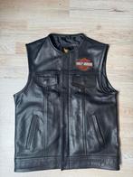 Harley Davidson bikevest Maat S (46), Kleding | Heren, Bodywarmers, Ophalen, Zo goed als nieuw, Maat 46 (S) of kleiner, Zwart
