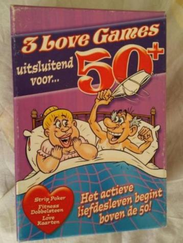 Love games voor 50ste verjaardag voor Abraham of Sarah beschikbaar voor biedingen