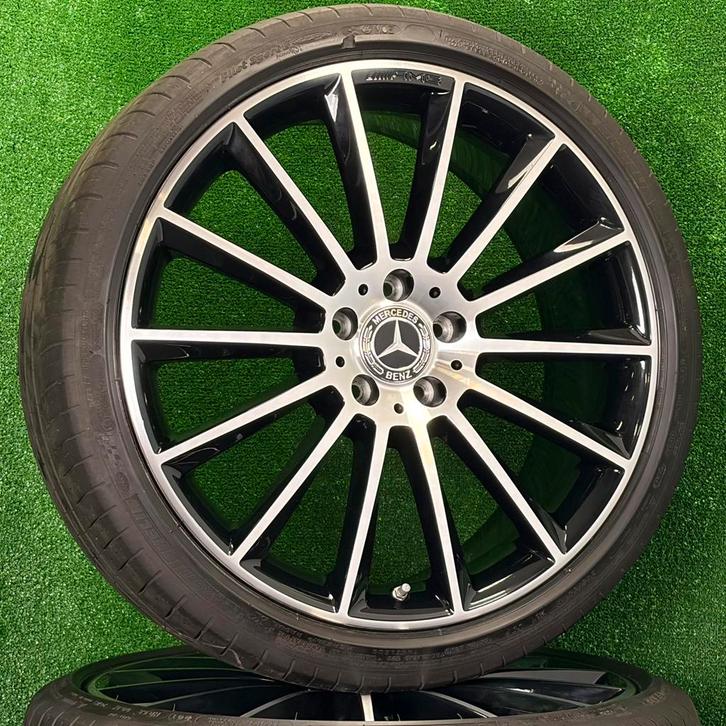 Originele 20 inch Mercedes AMG velgen met banden E-klasse, Auto-onderdelen, Banden en Velgen, Banden en Velgen, Zomerbanden, 20 inch