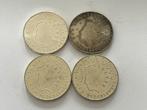 4 x 50 gulden munten.1987, Setje, Koningin Beatrix, Zilver, Ophalen of Verzenden