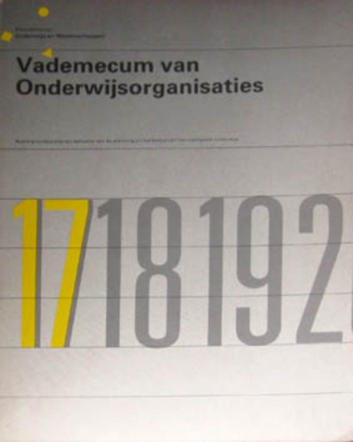 Vademecum van onderwijsorganisaties,, Boeken, Politiek en Maatschappij, Zo goed als nieuw, Nederland, Ophalen of Verzenden