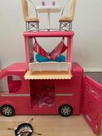 Barbie 3-in-1 Camper | Glijbaan, Zwembad & 4 speelplekken!, Kinderen en Baby's, Speelgoed | Poppen, Verzenden, Gebruikt, Barbie