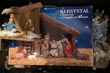 Kerststallen kerstgroepen beeld stallen groepen, houten stal beschikbaar voor biedingen