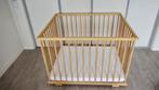 Box Babiesfirst 80*100 cm inclusief matras, Ophalen, Zo goed als nieuw, Rechthoekig, In hoogte verstelbaar
