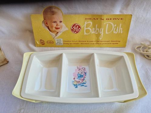 Vintage warmhoudbord "Heat and serve""., Kinderen en Baby's, Babyvoeding en Toebehoren, Gebruikt, Overige typen, Ophalen of Verzenden