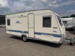Adria Unica 502 UP bouwjaar 2003 met voortent, Caravans en Kamperen, Caravans, Schokbreker, Rondzit, Bedrijf, 750 - 1000 kg