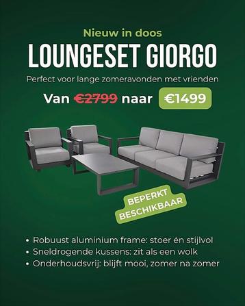 💥💥NIEUW IN DOOS VAN €2800 NU €1749 Loungeset tuinset💥💥  beschikbaar voor biedingen