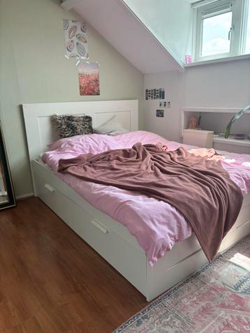 Brimnes bed ikea, veel opslag
