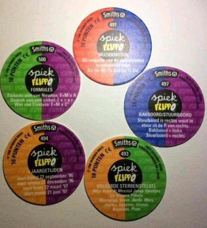 GEZOCHT: zie eerst kleurlijst SPIEK FLIPPO nr 491 t/m 510, Verzamelen, Flippo's, Losse flippo's, Adventure, Cheetos 24 Game, Chester Cheetos