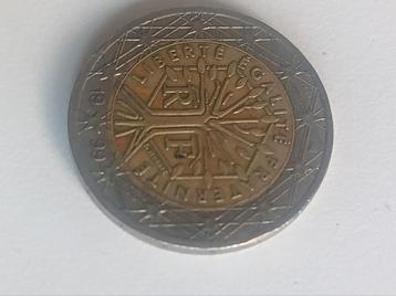 Misslag 2 euro munt Frankrijk  beschikbaar voor biedingen