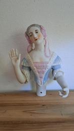 Half doll porselein antiek, Antiek en Kunst, Curiosa en Brocante, Ophalen of Verzenden
