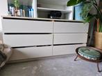 Malm ladekast Ikea 160cm wit mat, Ophalen, Overige materialen, Gebruikt, 75 cm of meer