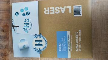 Hayes Waterslide Decal Papier - Laser - A4 - 20 Vellen beschikbaar voor biedingen