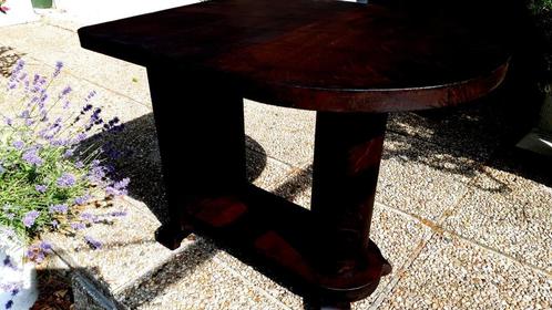 Art Deco Muurtafel donker eikenhout. De maten zijn Lang 74 c, Antiek en Kunst, Antiek | Meubels | Tafels, Ophalen