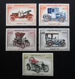 Monaco - auto - 5 zegels met oldtimers rond 1900 - postfris, Postzegels en Munten, Auto's, Ophalen, Postfris