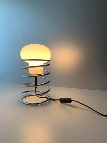 Spiral lamp 70s vintage table lamp silence of the lamps