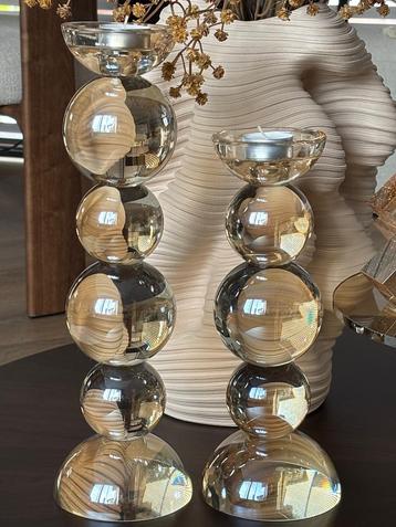 Diga Colmore kaarsenhouder Luster goud glans kristal glas beschikbaar voor biedingen