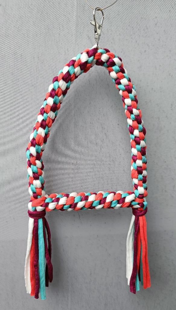 Schommel multicolor (bordeau-groen-oranje-wit), Ophalen of Verzenden, Nieuw, Speelgoed