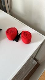Rode hand straps (muay thai), Sport en Fitness, Ophalen of Verzenden, Zo goed als nieuw