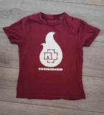 Wijnrood T-shirt Maat 122 – Flame Design met Rammstein, Rammstein, Jongen of Meisje, Ophalen of Verzenden, Zo goed als nieuw
