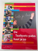 De taaltoets-pabo haal je zo, Boeken, Zo goed als nieuw, HBO, Ophalen of Verzenden, Alpha