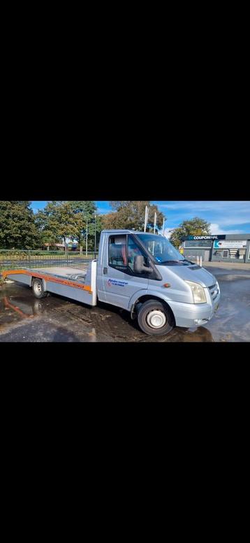 Ford Transit 2009 oprijwagen Tijhoff dubbele as rijbewiis B  beschikbaar voor biedingen