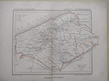 11 Ferwerderadeel Litho Kuyper 1867 beschikbaar voor biedingen