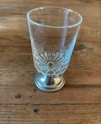 Glas met zilveren voet, Ophalen of Verzenden