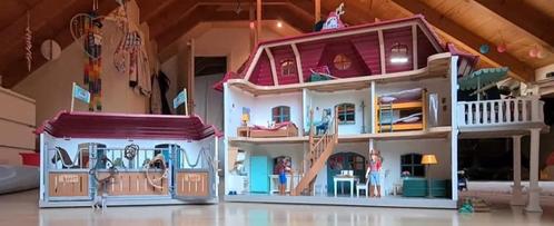 Schleich huis- horse club met extra paarden, Verzamelen, Speelgoed, Zo goed als nieuw, Ophalen