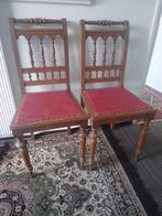 2 Kerkstoelen - Vintage Charme, Ophalen, Hout, Gebruikt, Twee