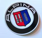 ALPINA  retro Sticker -  Glans laminaat 10cm, Ophalen of Verzenden