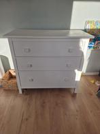 Hemnes Ladekast / Commode - Wit Gebeitst, Huis en Inrichting, Kasten | Ladekasten, Ophalen, Gebruikt, 100 tot 150 cm, Scandinavisch