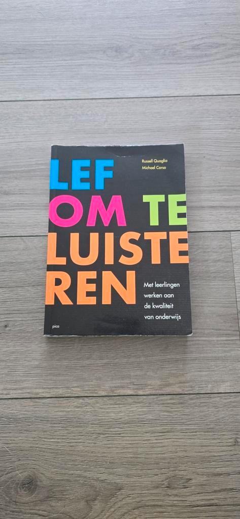 Russel Quaglia - Lef om te luisteren, Boeken, Wetenschap, Gelezen, Ophalen of Verzenden