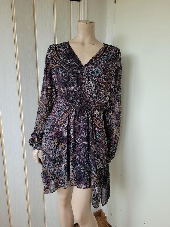 All Saints jurk maat M/L, Kleding | Dames, Jurken, Zo goed als nieuw, Maat 38/40 (M), Overige kleuren, Onder de knie, Ophalen of Verzenden