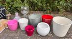 Bloempotten, Tuin en Terras, Bloempotten, Ophalen, Gebruikt, Rond, Aardewerk