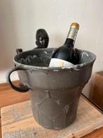 Antieke TINNEN WIJNKOELER  |||  CHAMPAGNEKOELER, Gebruikt, Ophalen of Verzenden, Minder dan 5 flessen, Metaal