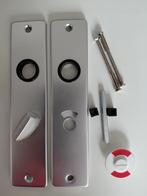 Deurschilden en insteekslot wc, badkamer 57/5 & 63/8 mm, Ophalen of Verzenden, Nieuw, Overige materialen, Slot